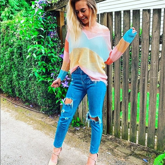 Summer Lovin Striped Oversized Sweater - Picture 8 of 8